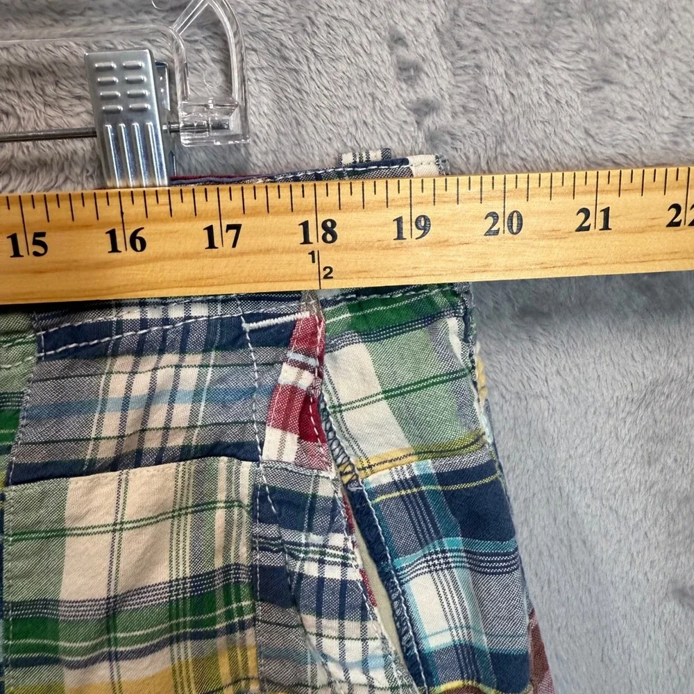 Aeropostale‎ Mens Plaid Patchwork Shorts Size 36 Casual Colorful